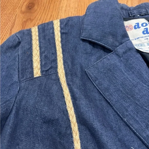 Vintage 70s dotti didit Women’s denim Blazer - Picture 4 of 6